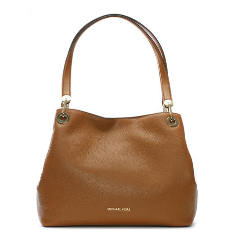 michael kors tasche raven acorn|Raven Logo Shoulder Bag .